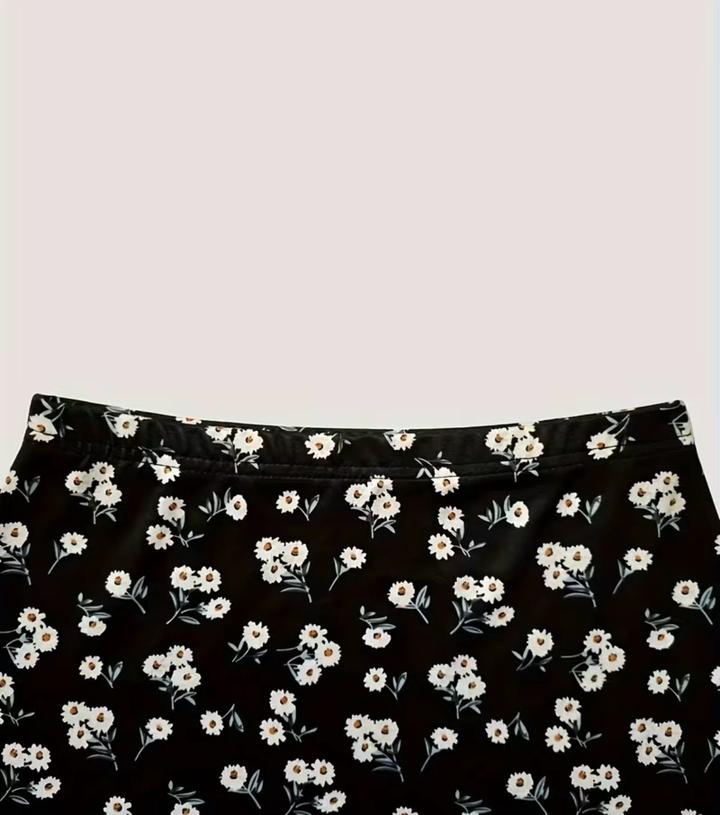 Длинная прямая юбка.