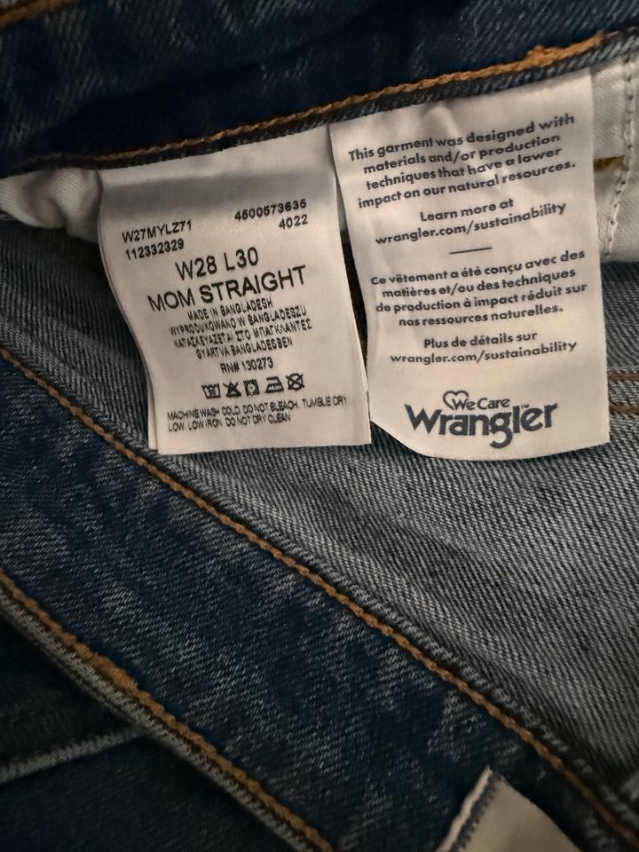Синие джинсы Wrangler