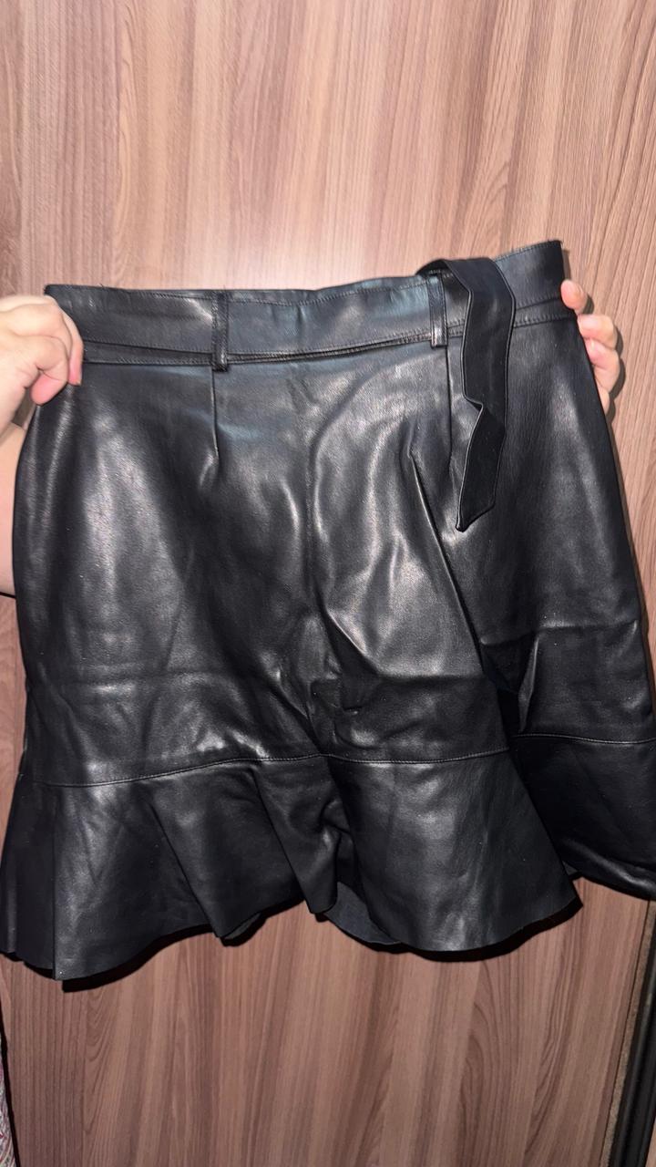 Кожанная юбка