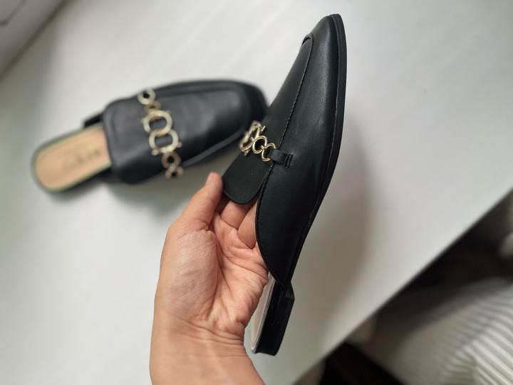 Черные мюли Zara