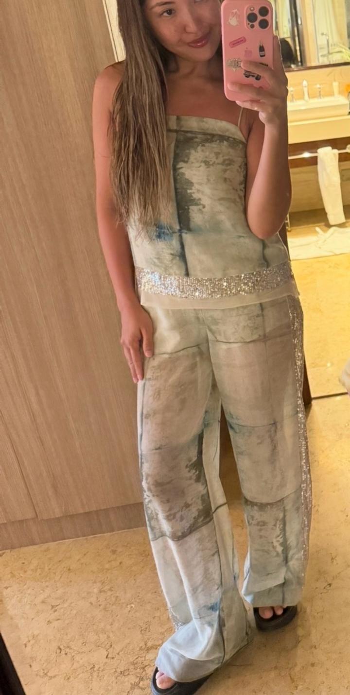 комплект топ брюки ZARA