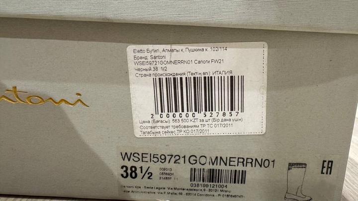 Сапоги Santoni