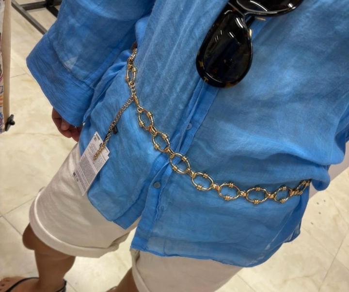 Металический ремень Mango