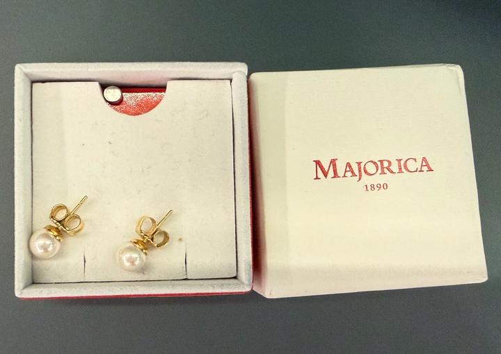 Серьги Majorica