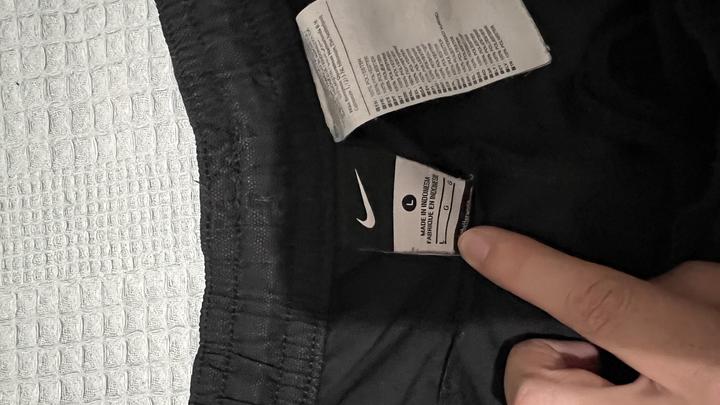Nike черные бриджи