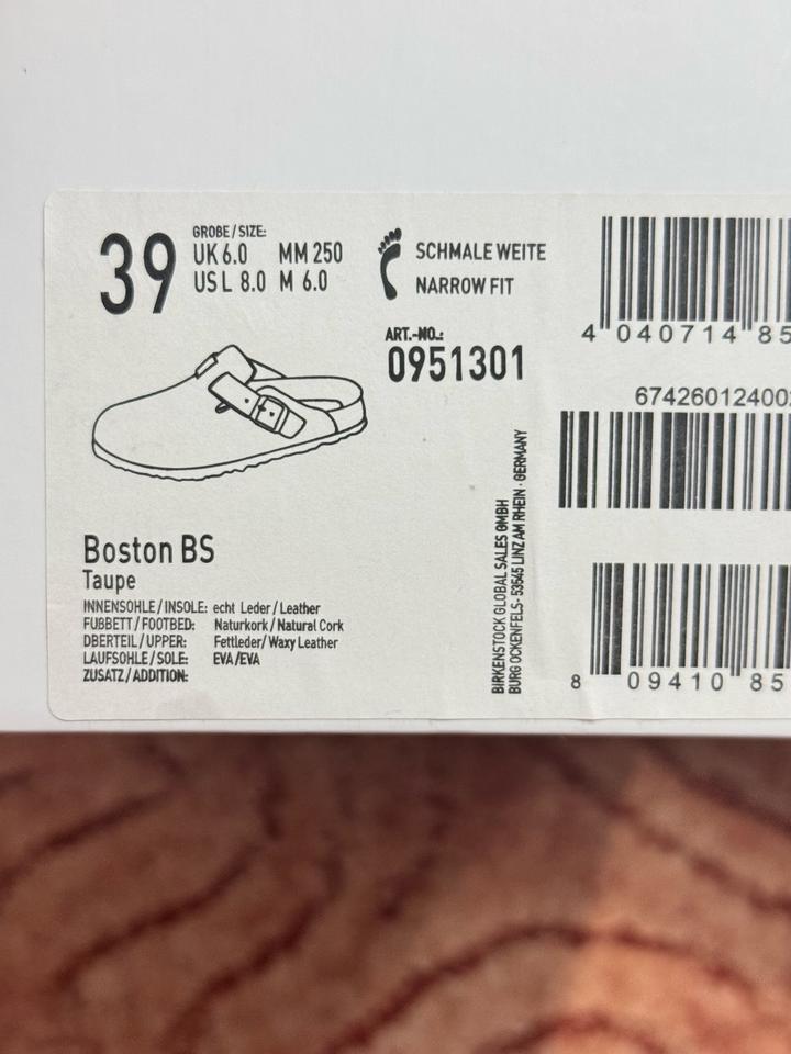 Birkenstock Boston шлепки