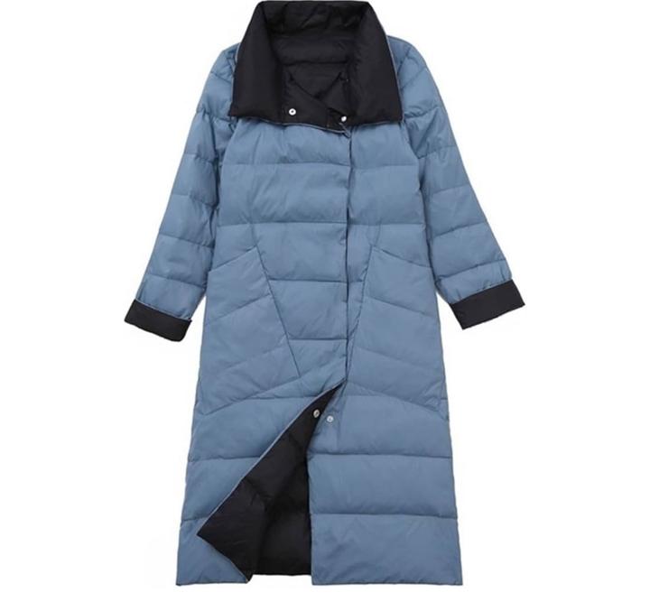 Женский тонкий пуховик с утиным пухом. Демисезонная