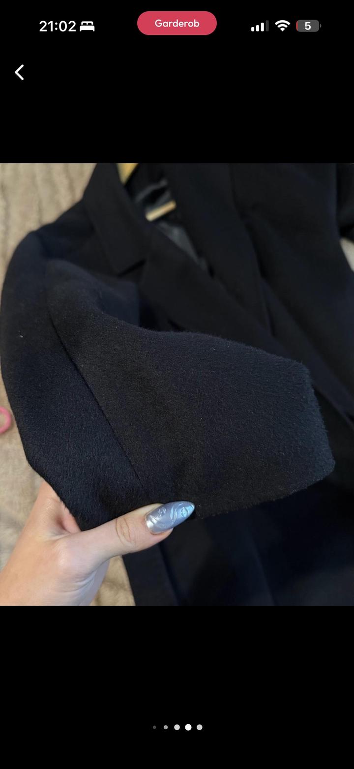 Пальто черное