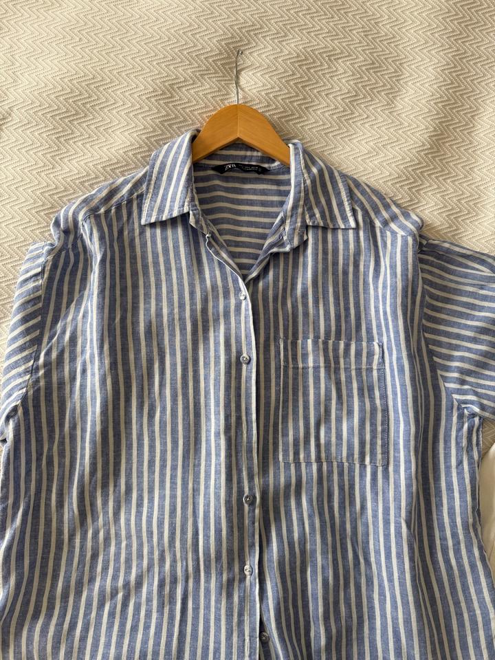 Льняная рубашка Zara