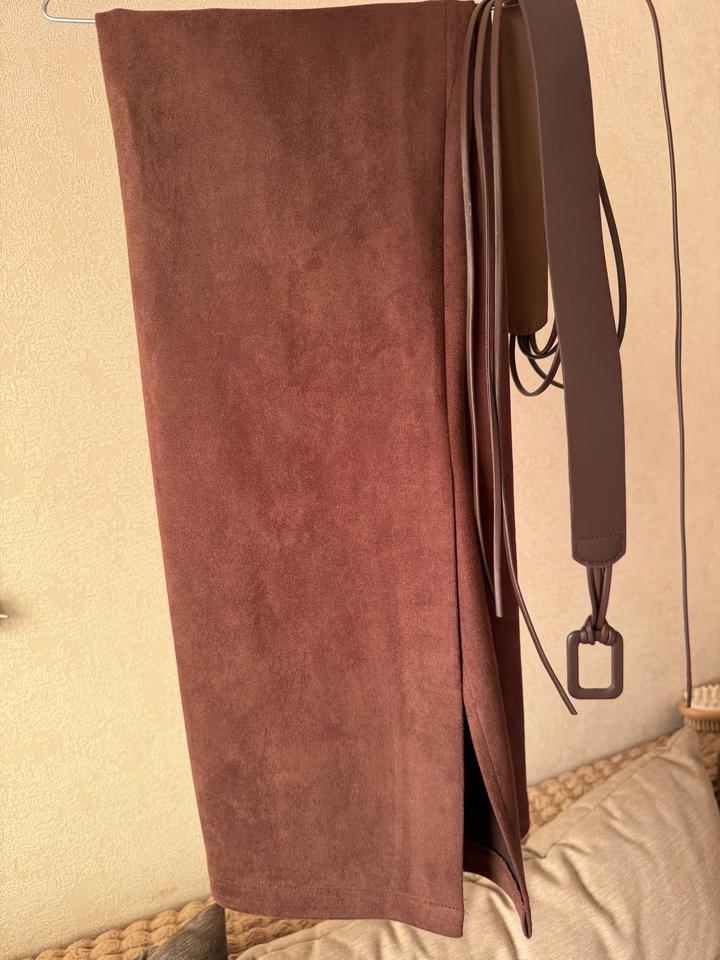 Юбка коричневая