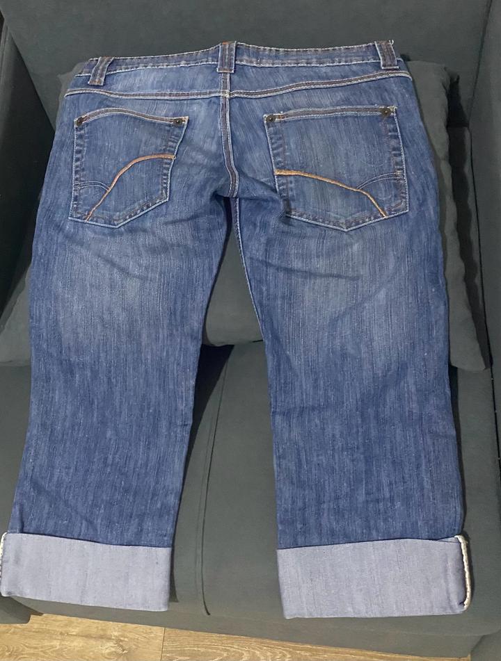 Летние джинсовые шорты бермуды Zara trf