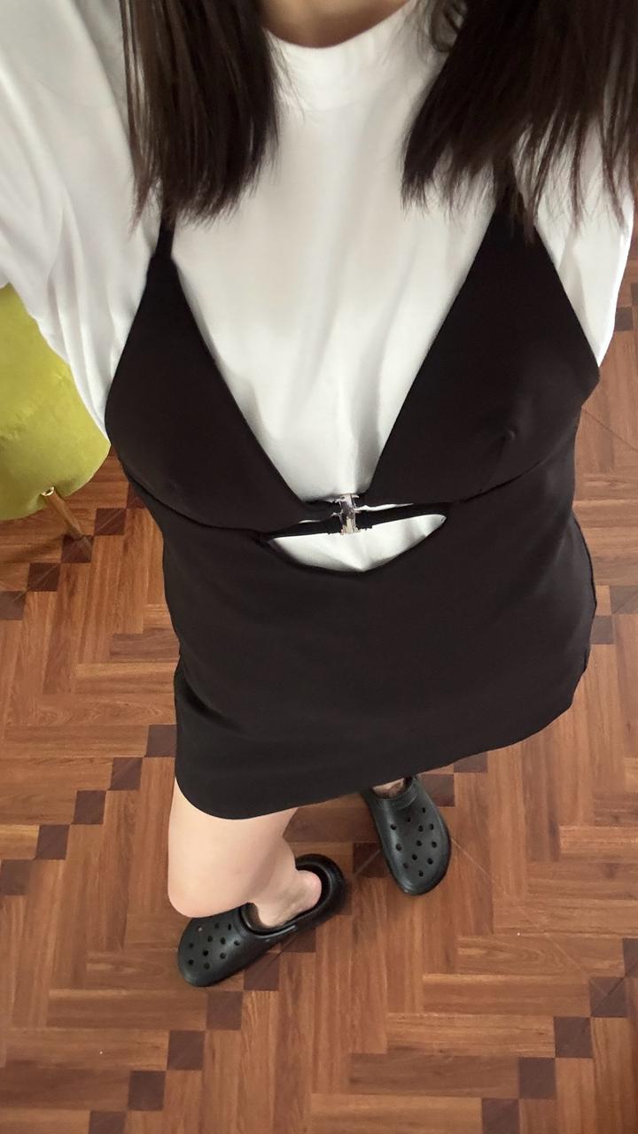 Черное платье Zara