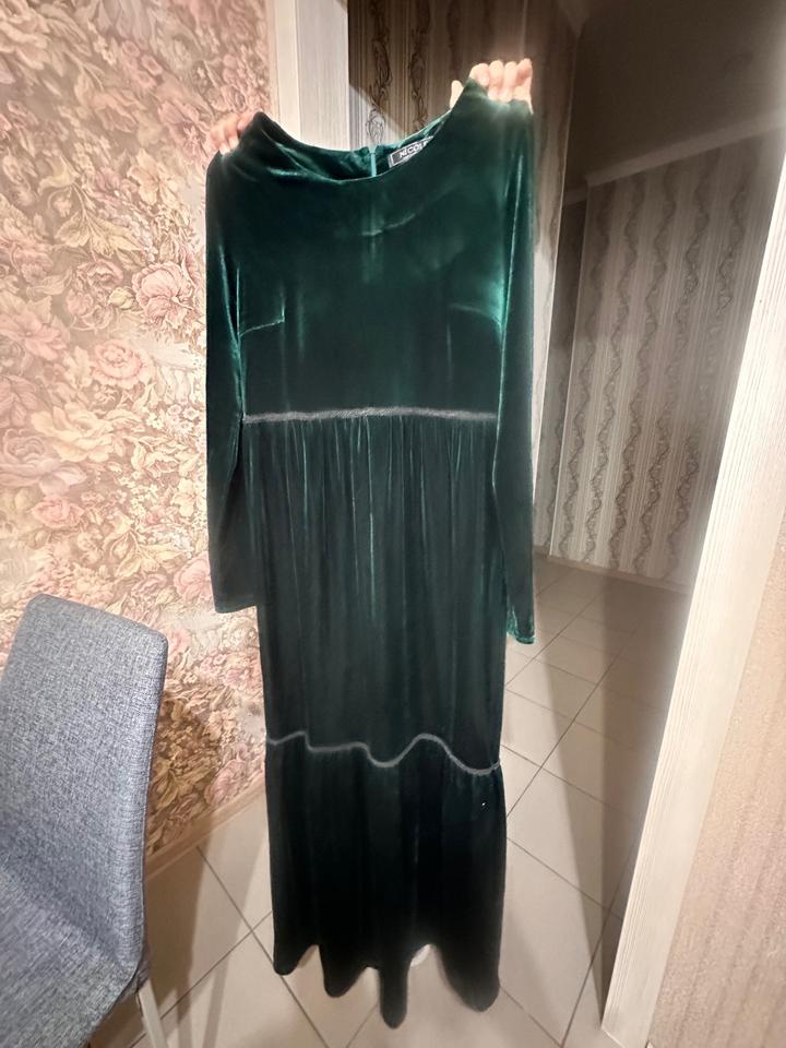Платье велюр
