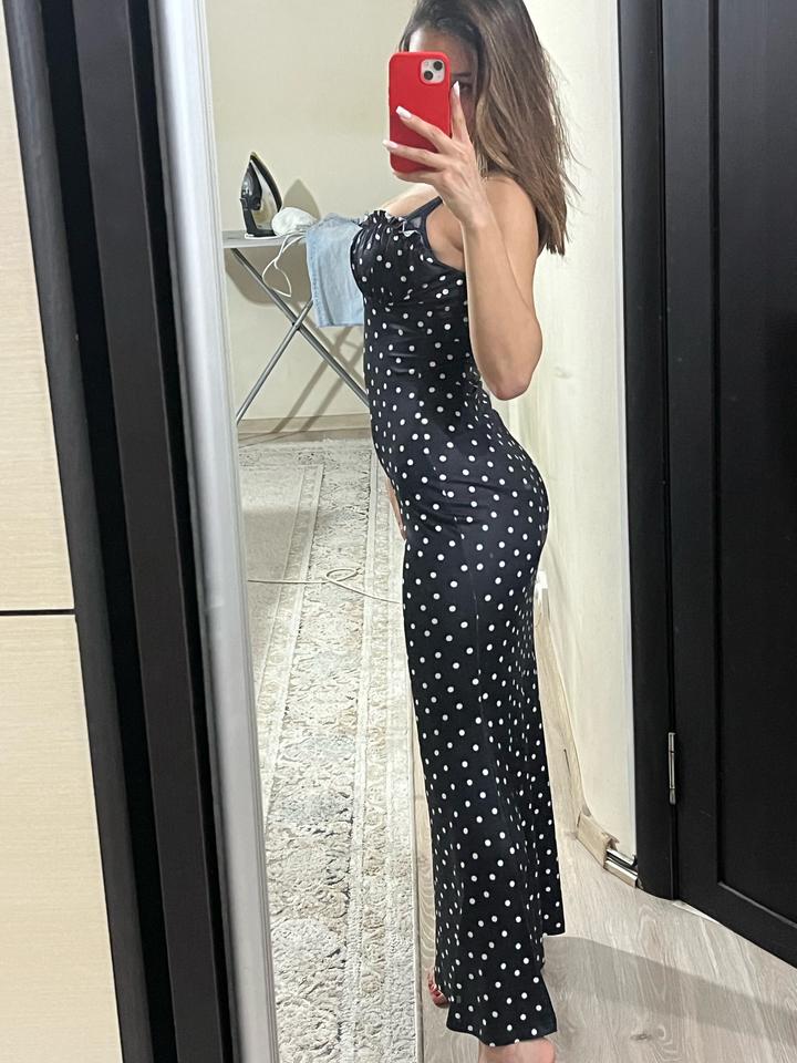 Платье в горошек