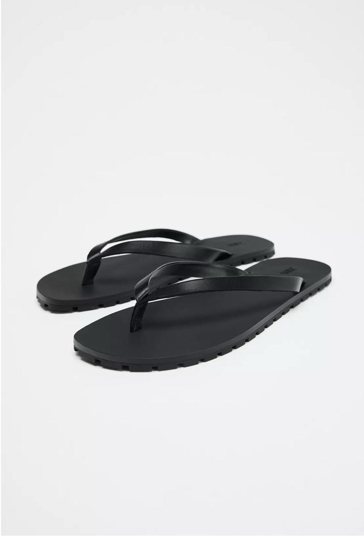 Кожаные вьетнамки ZARA, раз.40-41.