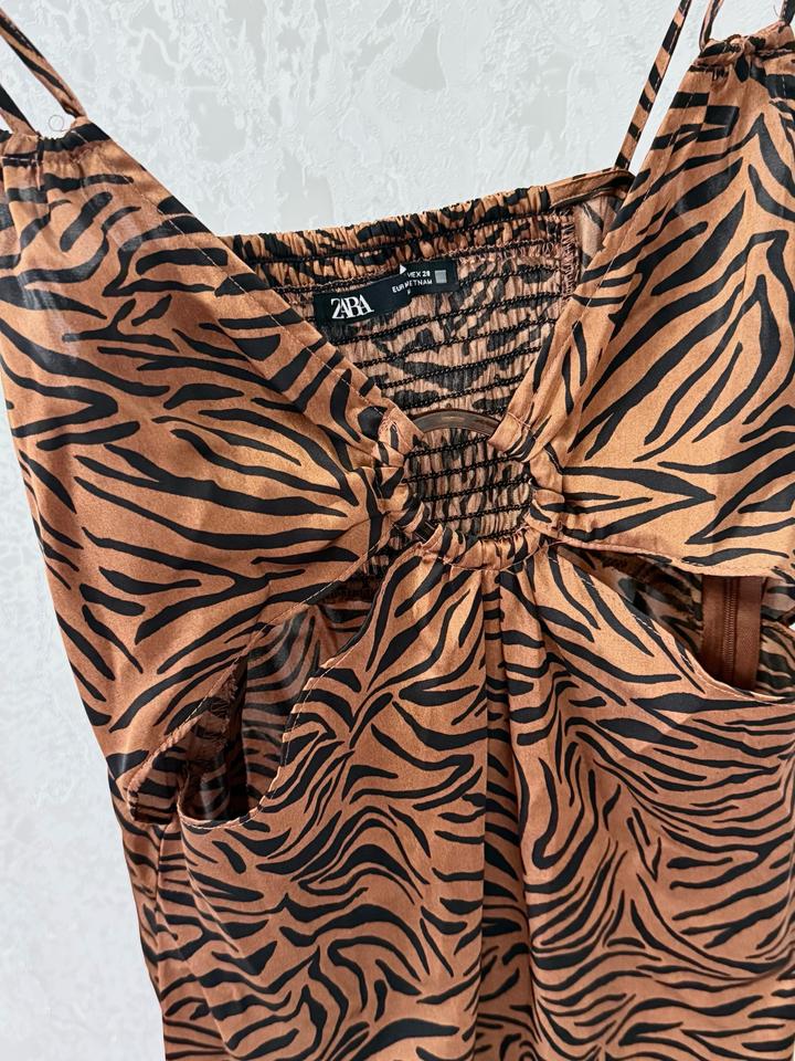 Платье миди ZARA