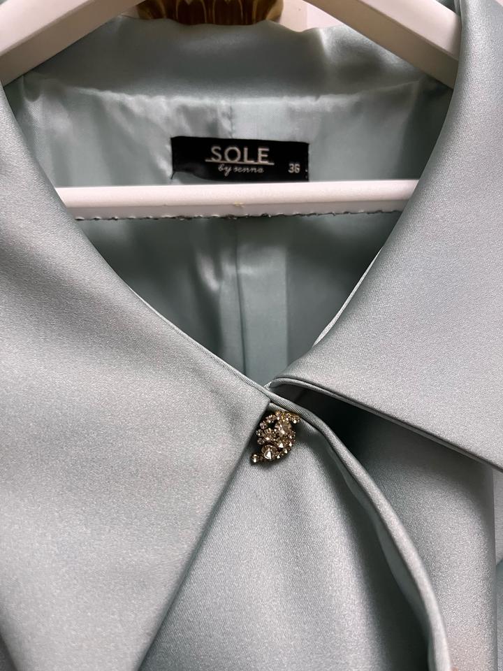 Вечернее платье в цвете Тиффани