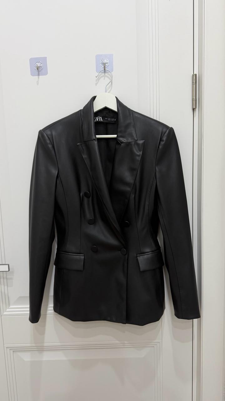 Кожаный Пиджак Zara