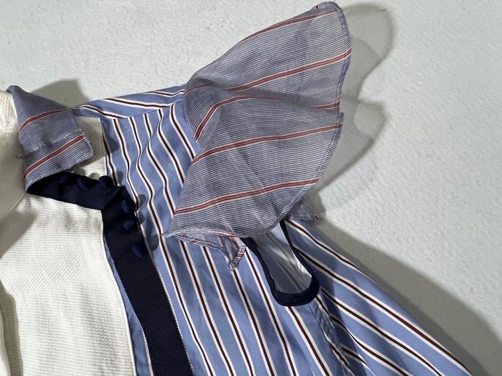 Рубашка топ блуза Sacai M/L 46-48 размер в полоску