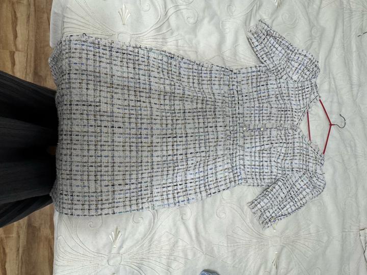 Твидовое платье