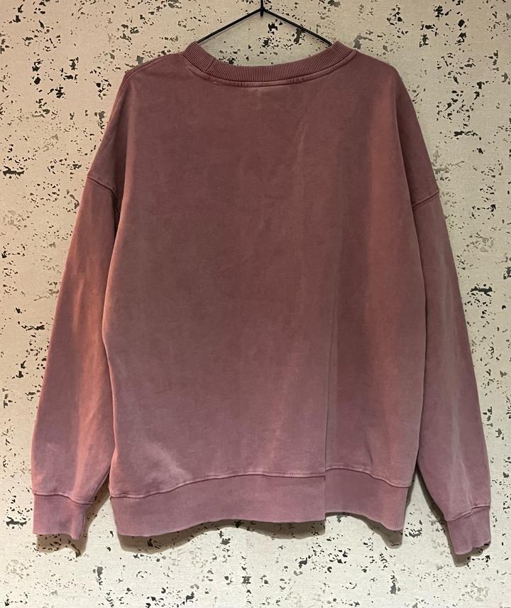 розовый свитшот PULL&BEAR