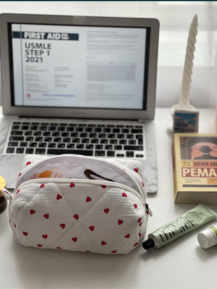 муслиновая косметичка