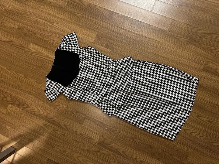 Мини платье гусиная лапка