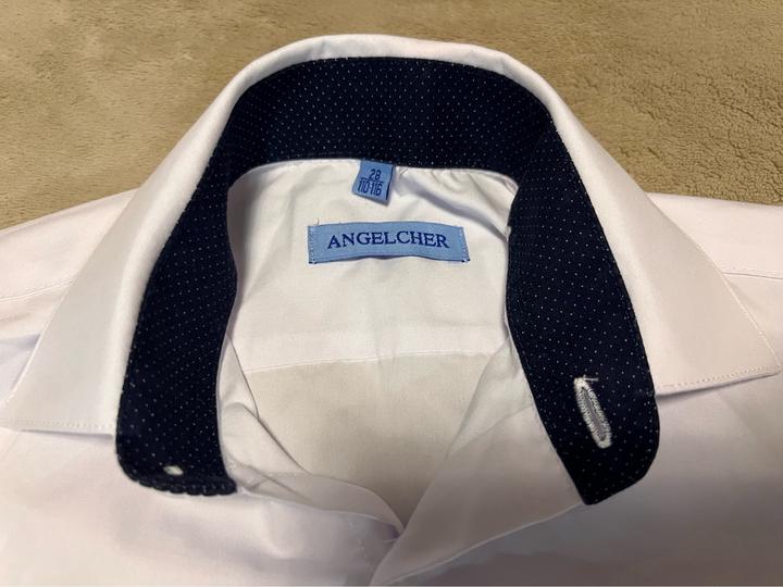 Школьная рубашка с коротким рукавом Angelcher