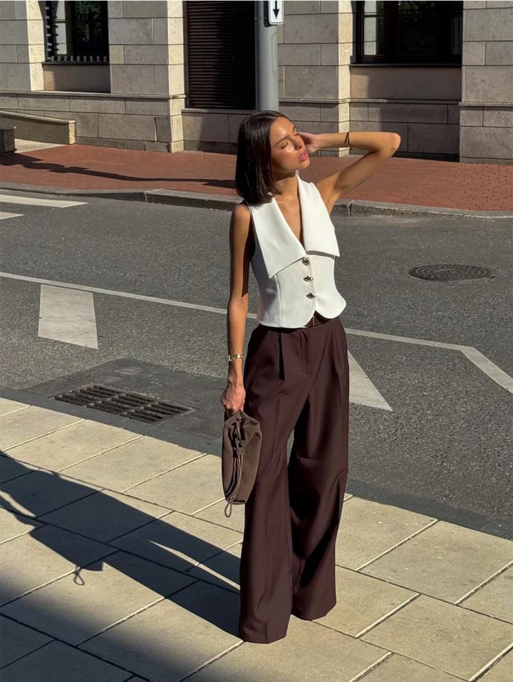 Брюки широкие палаццо