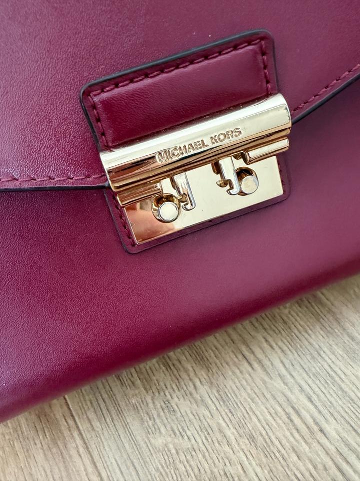 Сумка бордовая Michael kors