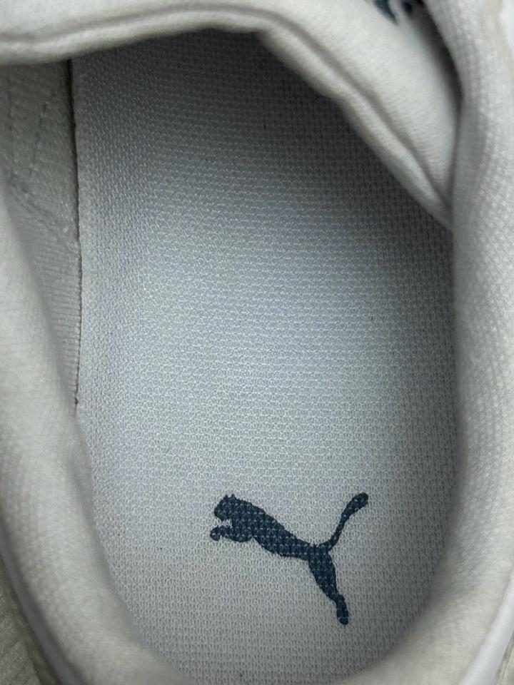 PUMA Mayze Embroidery White–Vapor Gray