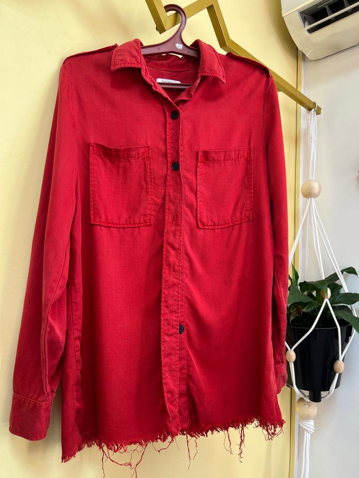 Рубашка Zara premium denim collection
