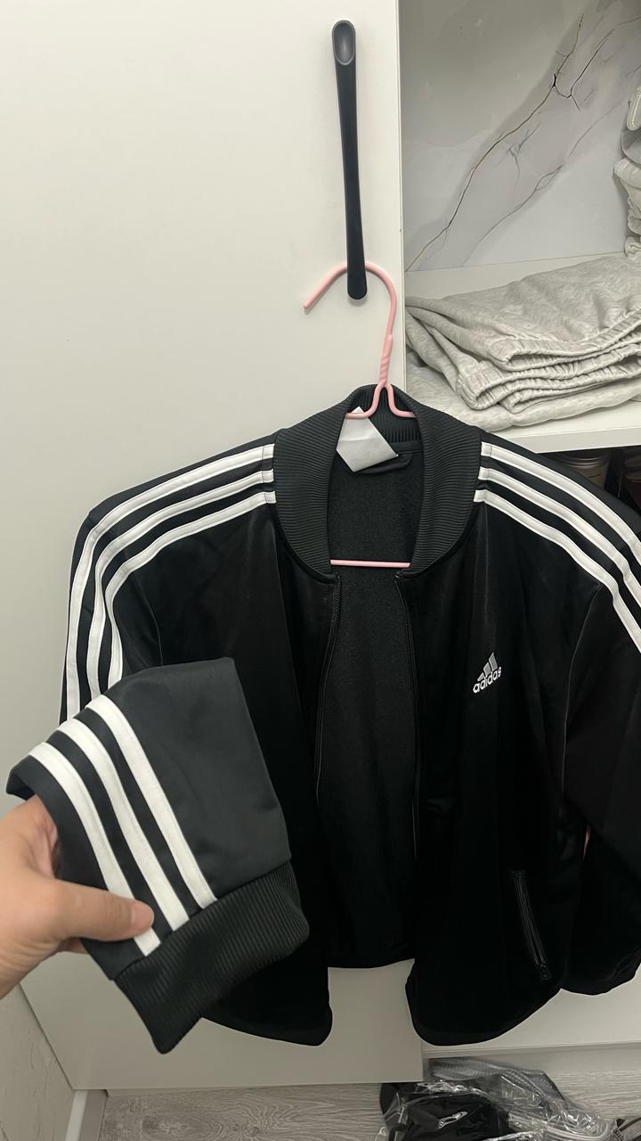 Спортивный костюм adidas чёрный