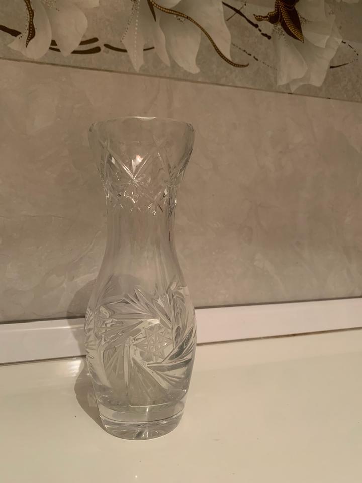 Ваза хрустальная средняя