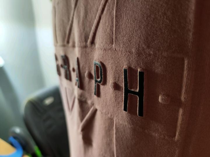 Свитшот пыльно-розовый с 3D надписью