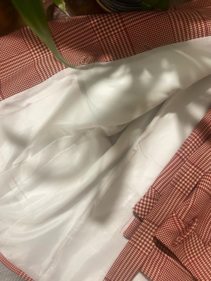 Костюм клетка брючный