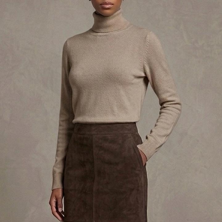 United colors of Benneton водолазка джемпер бежевый свитер