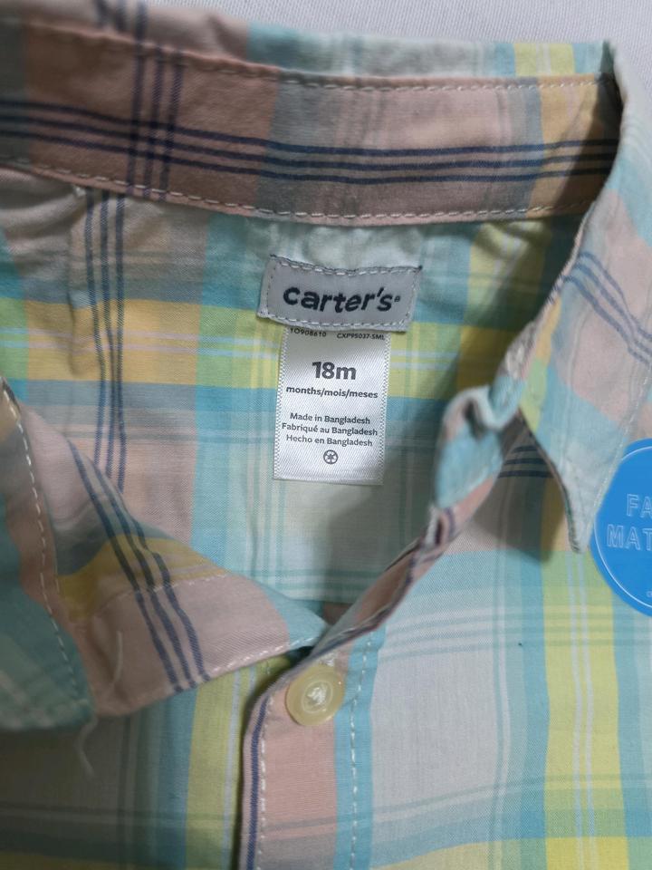 Рубашка для малышей Carters Оригинал