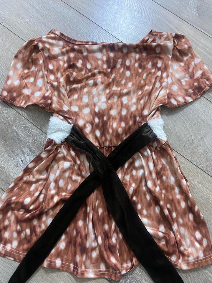 babydoll top bambi print