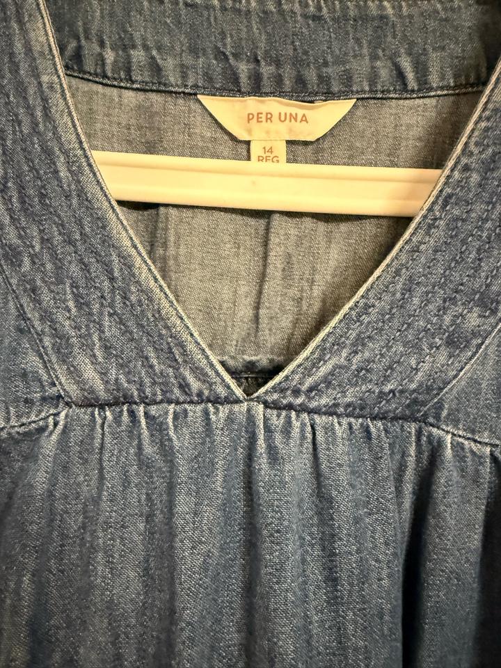 Джинсовое платье