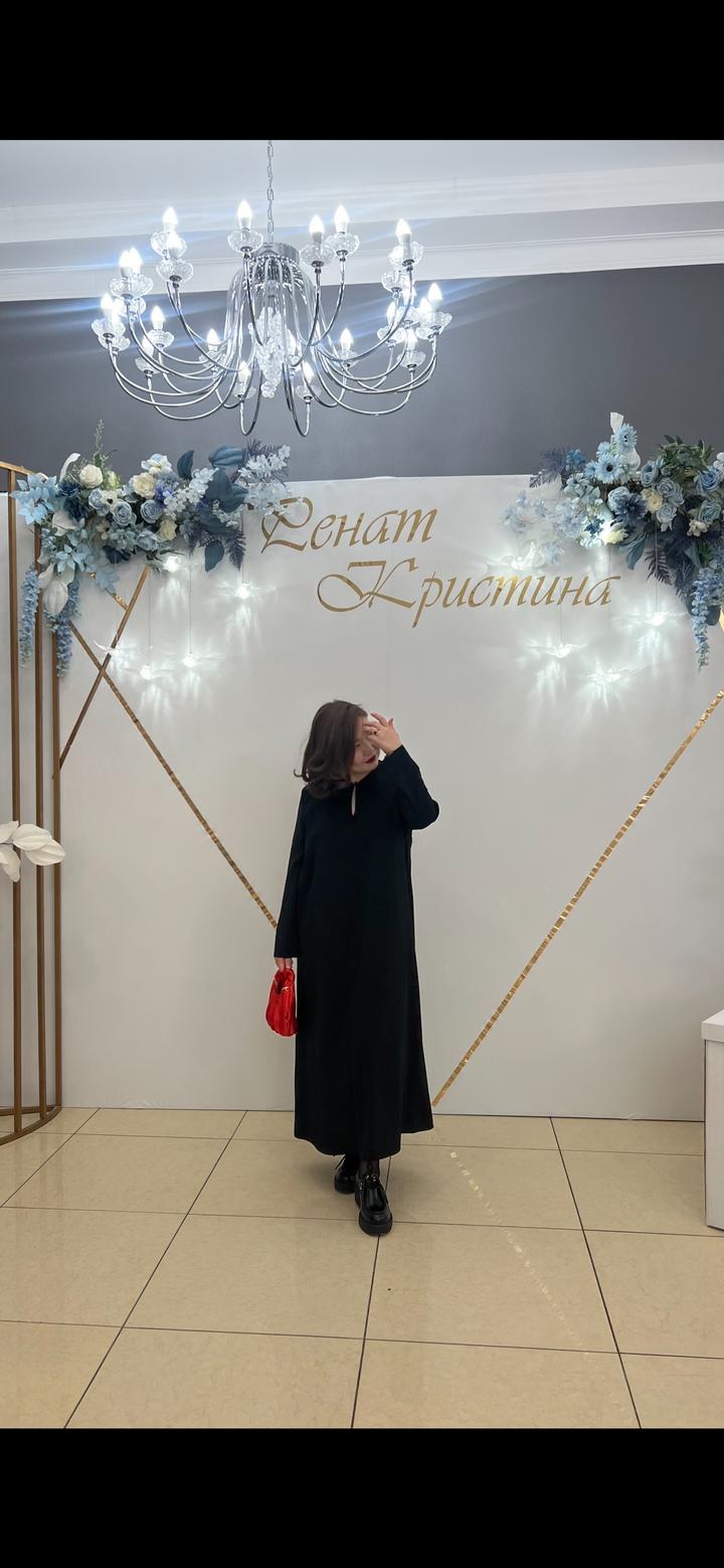 Платье черное