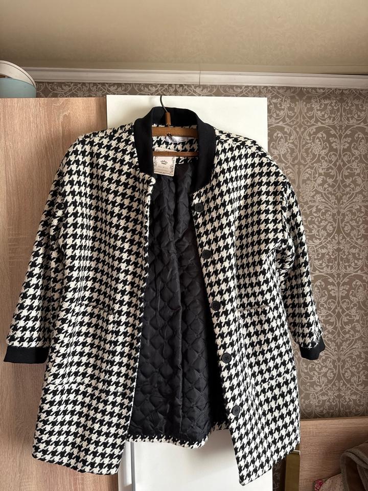 Твидовый пиджак удлинённый