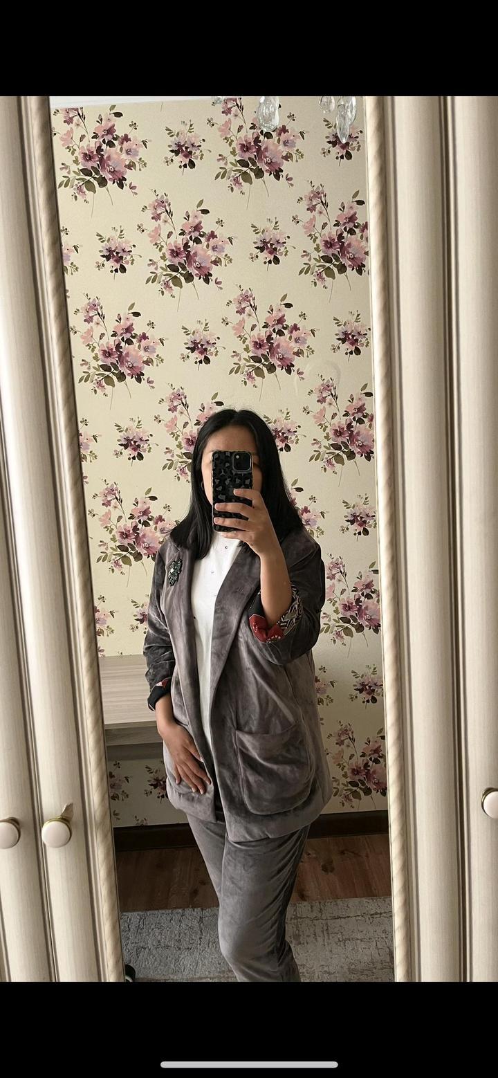 Бархатный костюм