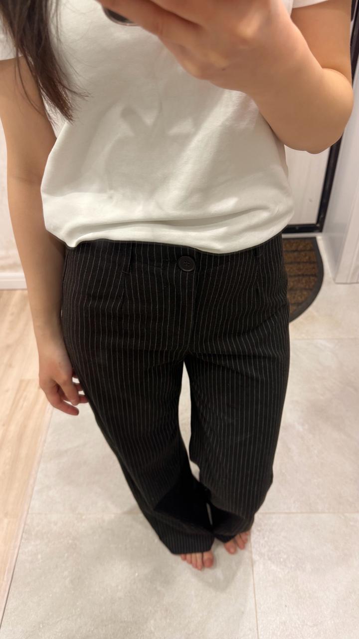 Брюки в полоску