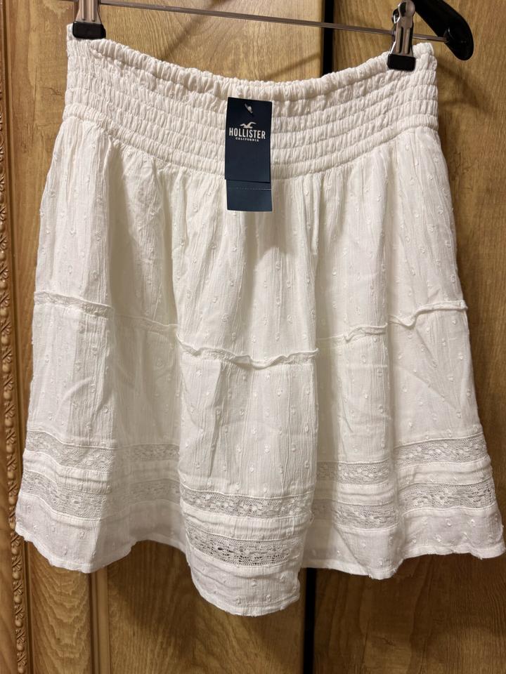 Белая юбка Hollister
