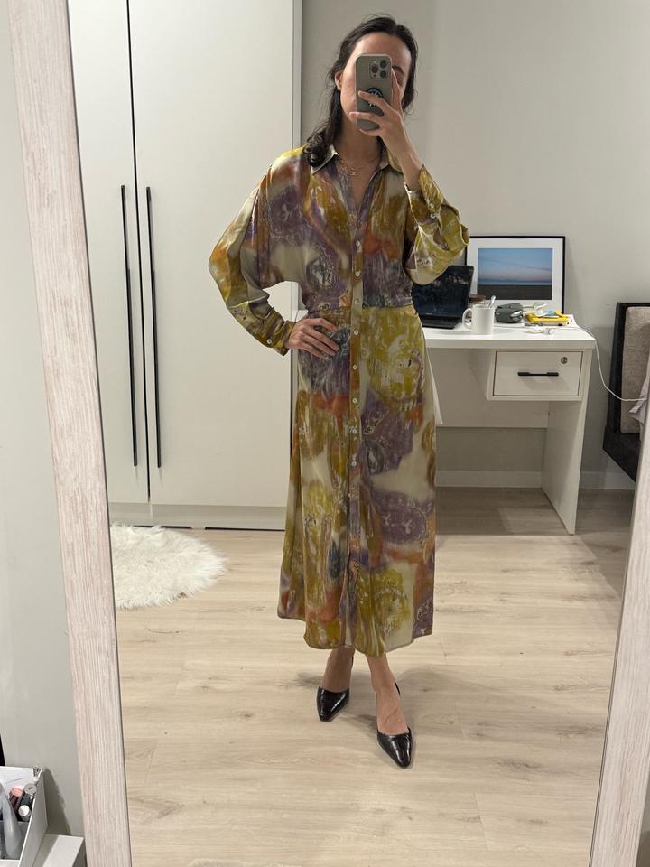 Платье-рубашка zara
