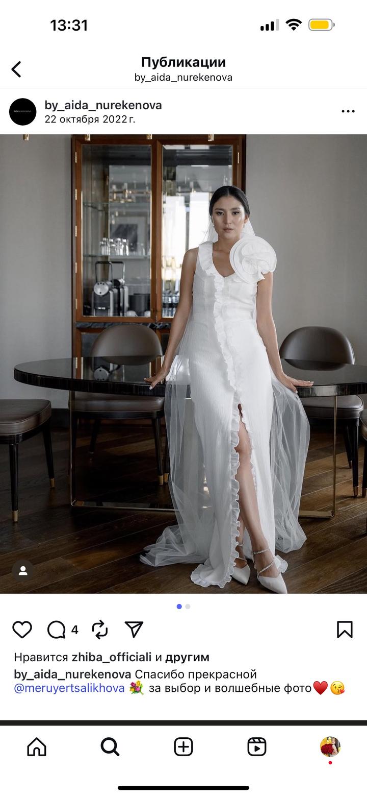 Дизайнерское платье от Аида Нурекенова