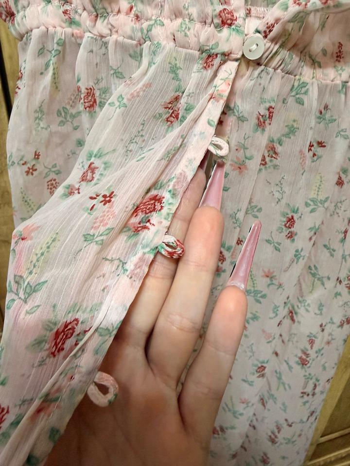 Нежная прозрачная накидка H&M в цветочный принт 🌸