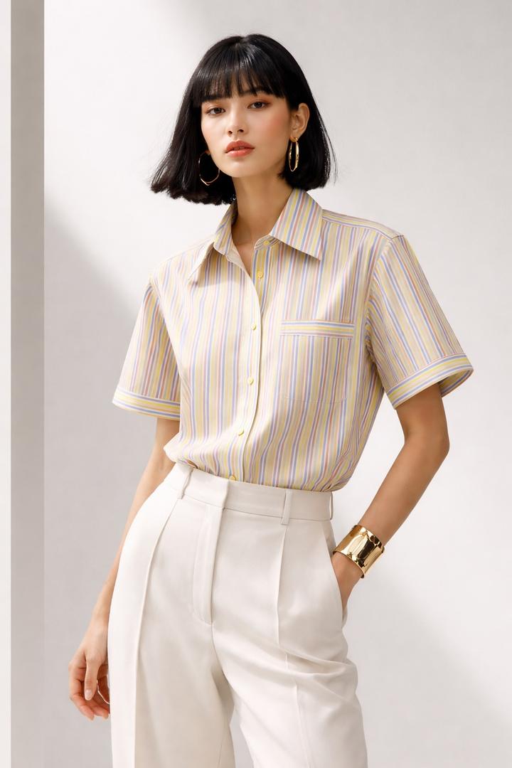 Рубашка в полоску