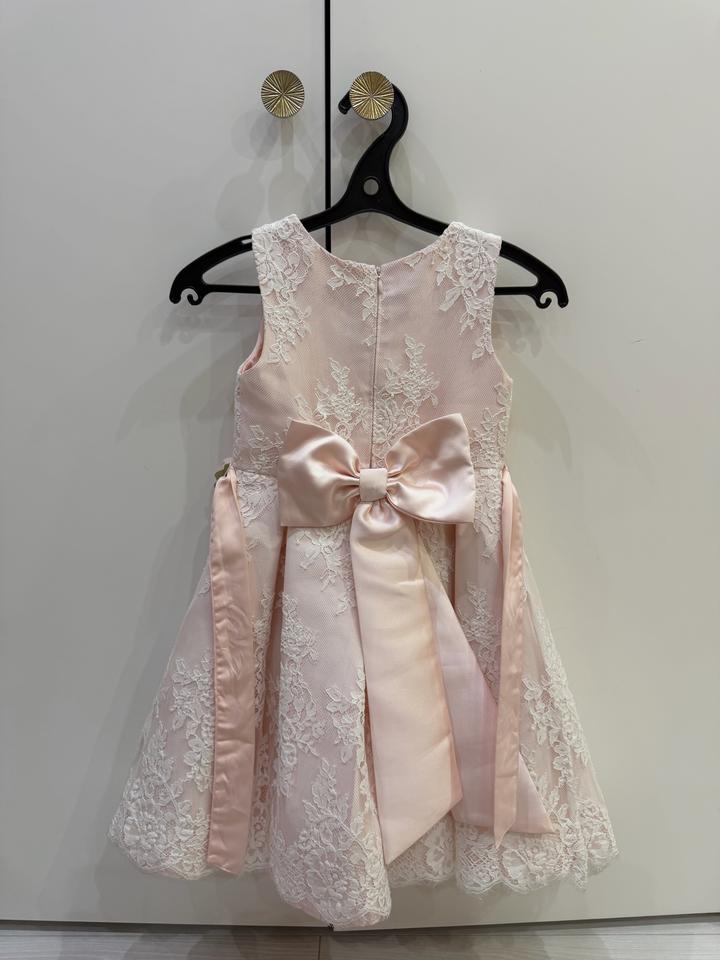 Розовое кружевное платье Лола Monsoon на девочку